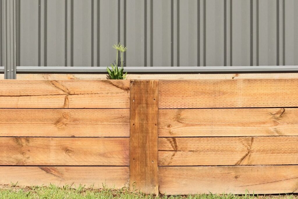 timber sleepers have a natural aesthetic appeal